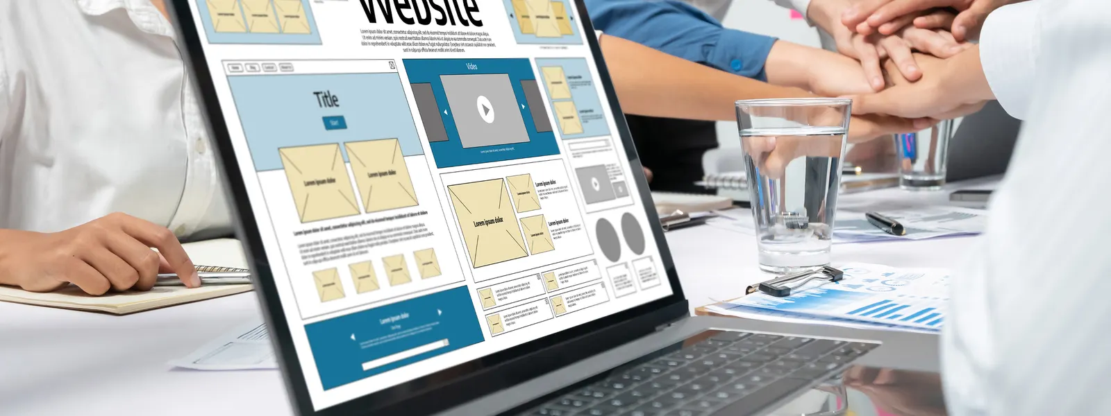 Web development in process