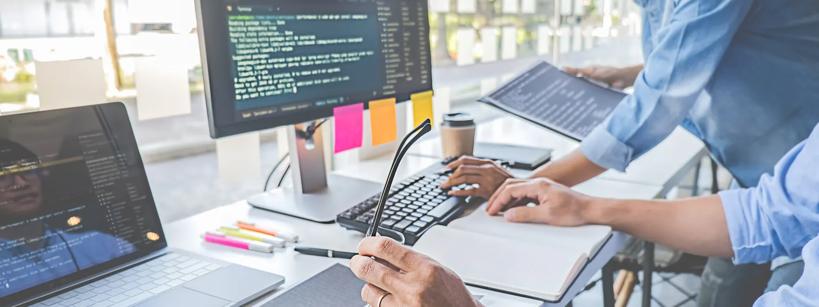 Web developer researching his pay