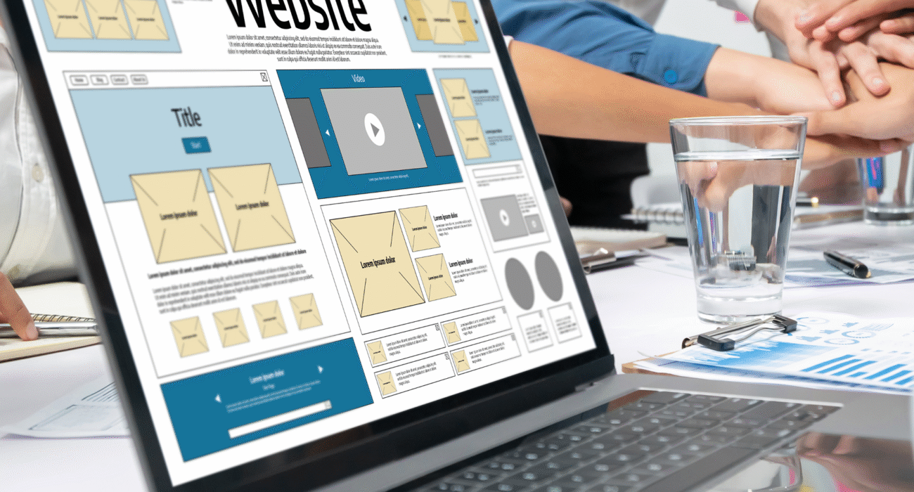 Web development in process