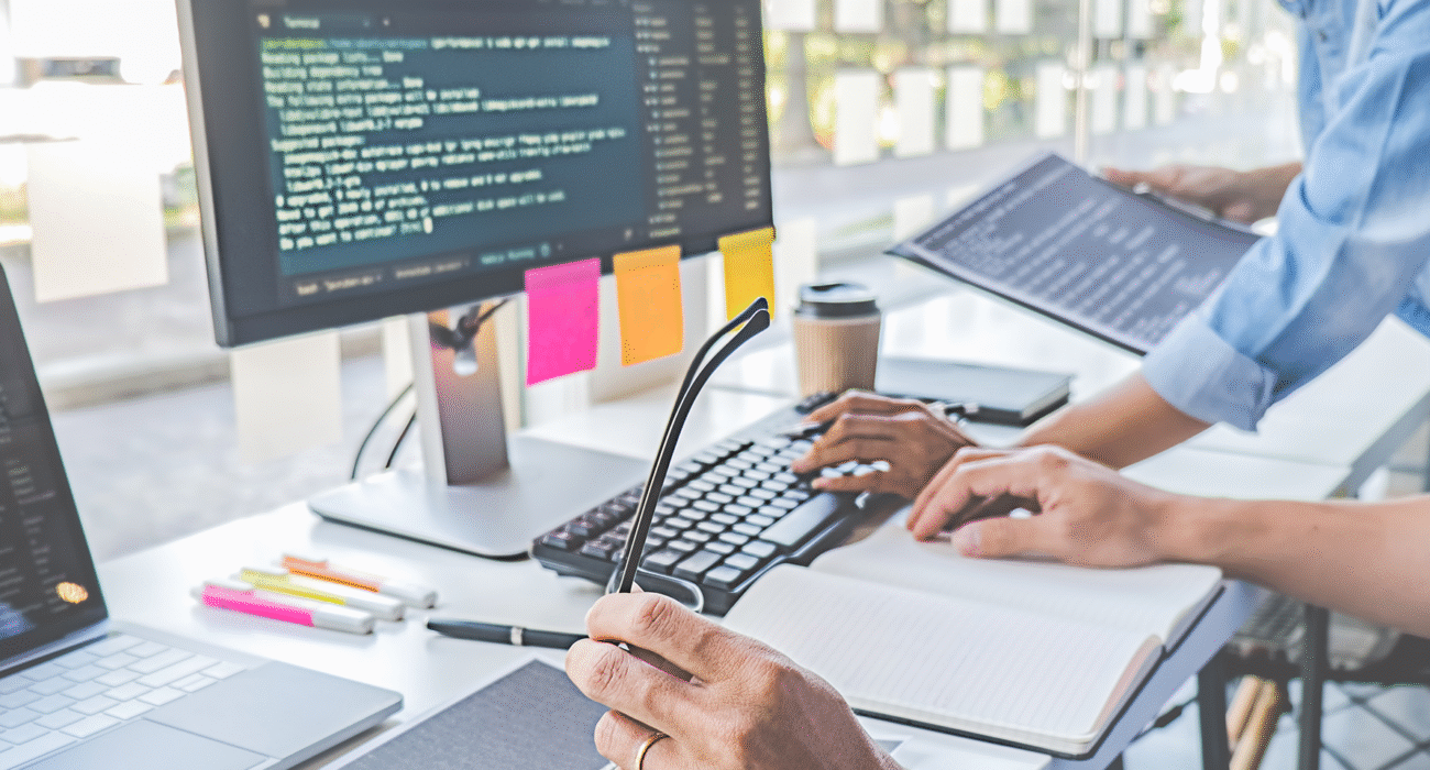 Web developer researching his pay